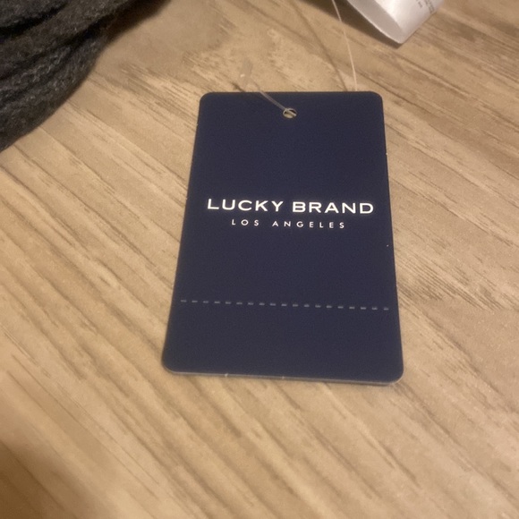 BNWT Lucky Brand big scarf. Super soft. Dark grey. - Picture 2 of 8